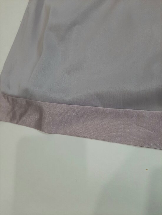 Vanity fair vintage fairycore lavender classic ightgown dress embroidered satin - Picture 6 of 12